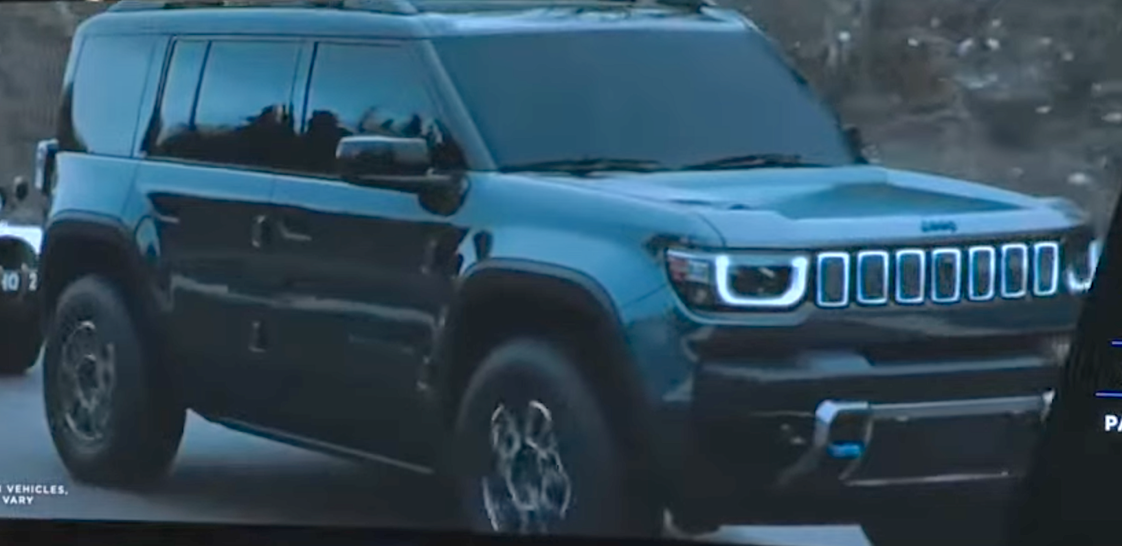 Jeep Recon EV Jeep Recon 4xe driving footage from NYIAS 1680728011172