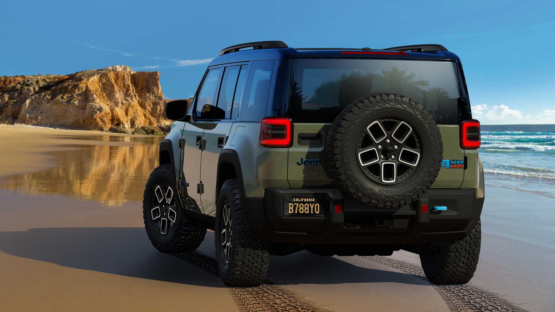 Jeep Recon EV 2024 Jeep Recon EV Officially Announced! 2024-jeep-recon-rear-view-